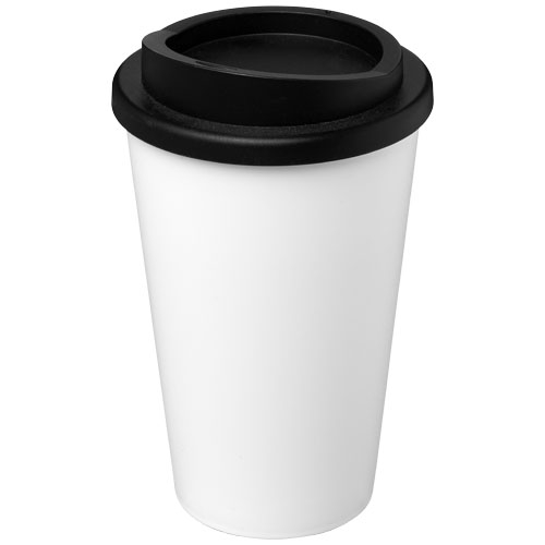 Gobelet isolant promotionnel 350ml Americano® Blanc / Noir